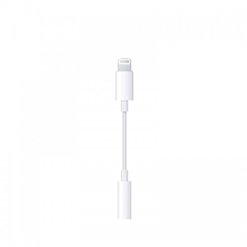 Apple Adapter Lightning to 3.5MM Earphone Jack Adapter (White)
