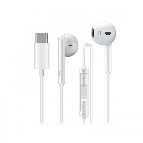 Huawei Earphones with Mic Type C Wired Earpiece (White)