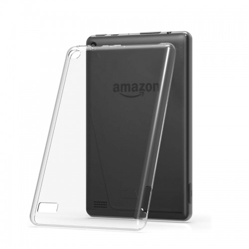 Transparent Soft Case Back Cover for Amazon Fire 7 2017 / 2019