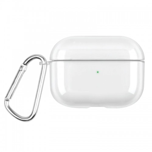 Silicone Transparent Soft Case with Keychain for Apple Airpods Pro / Airpods 3
