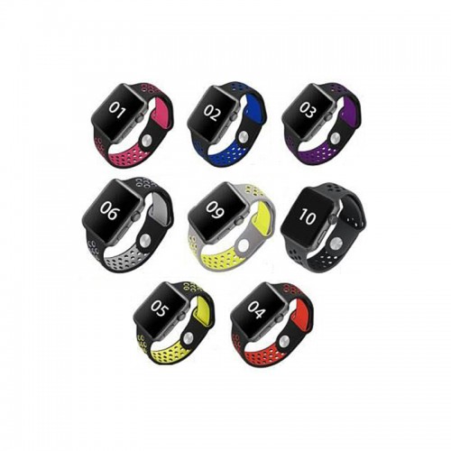 Sport Band Compatible with Apple Watch Bands (Dual Colors)