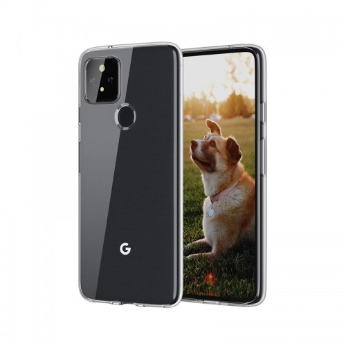 Transparent Soft Case Back Cover for Google Pixel 5