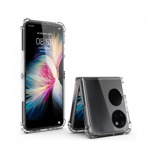 Shockproof Cover Transparent Soft Case for Huawei P50 Pocket