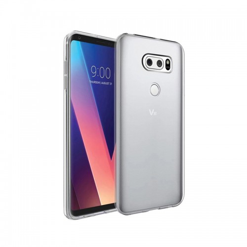 Transparent Soft Back Cover for LG V30 Plus