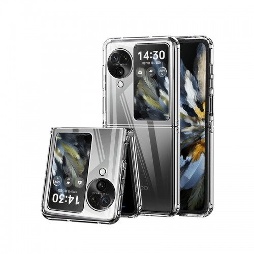 Transparent Hard Case Clear Cover OPPO Find N3 Flip