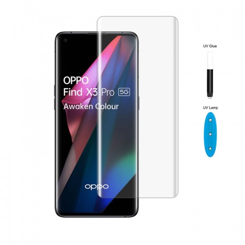 UV Liquid Tempered Glass Protector for OPPO Find X3 Pro