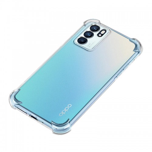 Shockproof Cover Transparent Soft Case for OPPO Reno6 Pro 5G