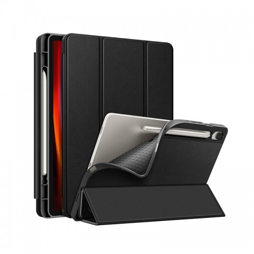 Flip Cover Trifold Protective Case with Built-in Stylus Slot for Samsung Galaxy Tab S10 Ultra, Tab S10+, S9 FE, Tab S9 2023, Tab S9 Plus, Tab S9 Ultra