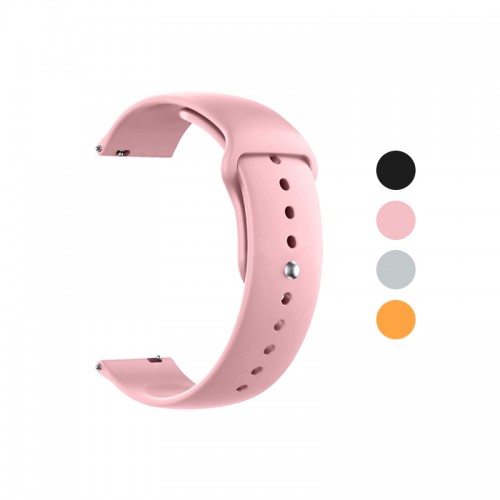 Watch Strap Compatible with Samsung Galaxy Watch4 / Watch4 Classic (Black, Pink, Orange, Gray)