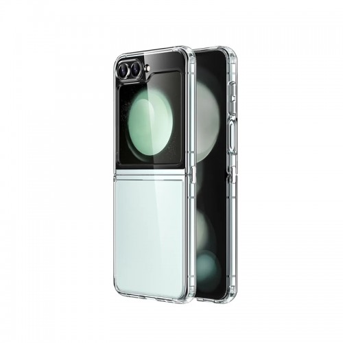 Galaxy Z Flip5 5G Transparent Case / TPU Silicone Hard Cover for Samsung Galaxy Z Flip 5 5G